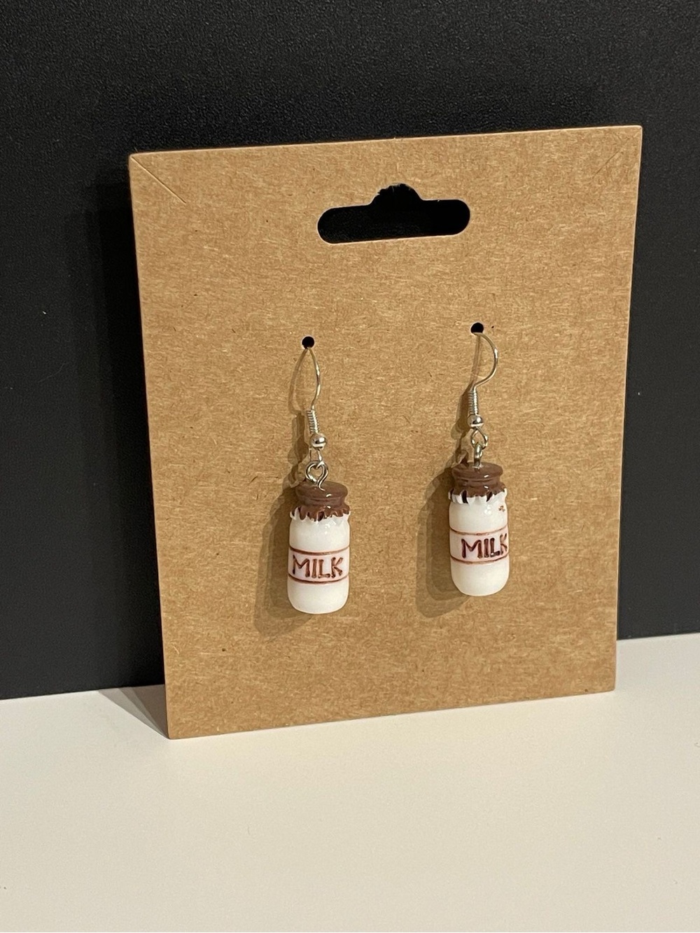 chocolate milk earrings